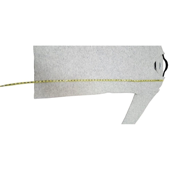 Zara Grey Maxi Sweater Dress Size L - Picture 7 of 9